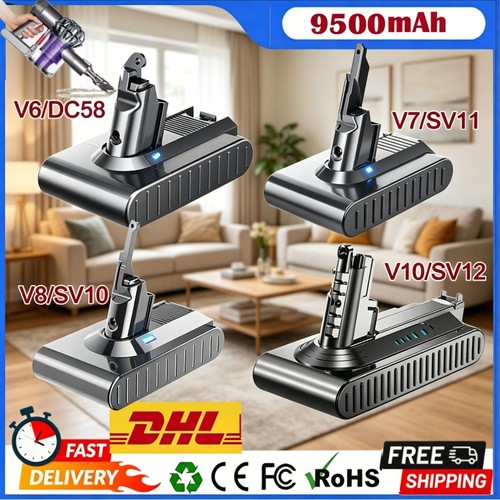 Batteria 9500 mah per dyson - batteria, v6
