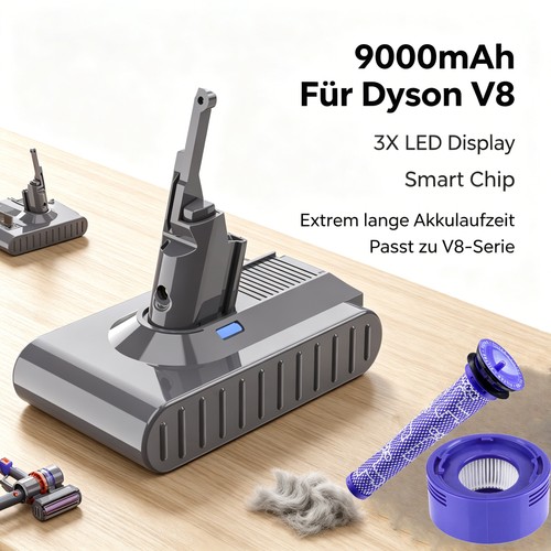 Batteria 9000 mah per dyson - dyson, v8